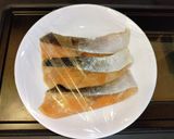 鮭と舞茸のチャーハン作り方1写真