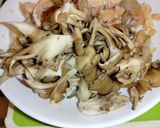 鮭と舞茸のチャーハン作り方3写真