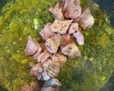 ほうれん草とラム肉のインドカレー作り方14写真
