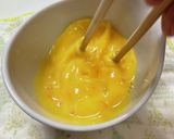 ほうれん草と挽肉のオムレツ作り方3写真