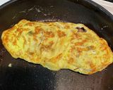 ほうれん草と挽肉のオムレツ作り方6写真