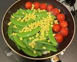 10分調理*スナップエンドウの蒸し焼き作り方3写真