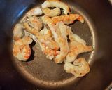 海老とアスパラ菜炒め作り方3写真