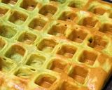 もち粉と粉末茶で作るもちもち和風ワッフル作り方9写真