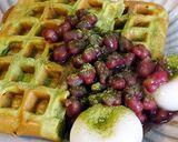 もち粉と粉末茶で作るもちもち和風ワッフル作り方10写真