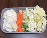【汁物】手軽に栄養アップ!鯖缶のあら汁風作り方1写真