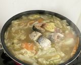 【汁物】手軽に栄養アップ!鯖缶のあら汁風作り方3写真