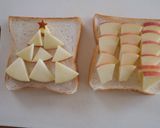 美味しくてお腹も満たす・りんごトースト作り方3写真