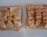 美味しくてお腹も満たす・りんごトースト作り方4写真