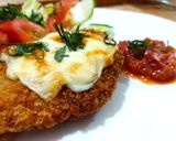 ミラノチキンカツのトマトソース添え作り方16写真