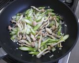 アスパラのガーリックライス作り方4写真