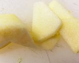 白菜りんごの即席酢の物サラダ作り方2写真