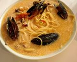 五右○門風♡地中海風トマトクリームパスタ作り方6写真