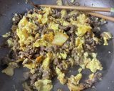 牛肉と卵のキムチ炒め作り方7写真