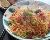 ブロッコリとベーコンのトマトソースパスタ作り方10写真