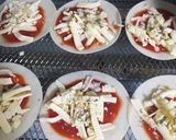 簡単、餃子の皮ピザ②作り方3写真