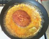 余ったコロッケ でコロッケ卵とじ丼ぶり作り方11写真