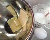 抹茶ホワイトチョコマフィン作り方1写真