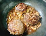 実家の煮込みハンバーグ作り方10写真