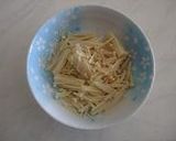 食感が癖になる♪榎と明太子のざくざく小鉢作り方4写真
