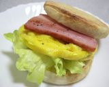 朝食に☆カルボナーラ味のマフィンサンド♪作り方6写真