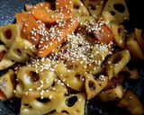 かんたんおいしい！れんこんきんぴら作り方4写真