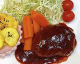 30分以内★超簡単ふわふわ洋風ハンバーグ作り方7写真