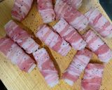 ☆ネギまみれの肉巻き餅☆作り方2写真
