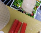 お酢おかず★生春巻きDeキンパ風★作り方2写真