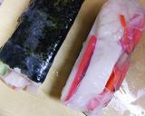 お酢おかず★生春巻きDeキンパ風★作り方6写真
