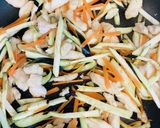 鶏ささみとなすにんじんの甘酢炒め☆作り方5写真