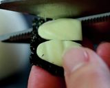 ゆで卵でパンダさん♪キャラ弁☆ご飯の添え作り方4写真