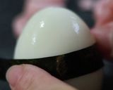 ゆで卵でパンダさん♪キャラ弁☆ご飯の添え作り方9写真