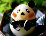 ゆで卵でパンダさん♪キャラ弁☆ご飯の添え作り方16写真
