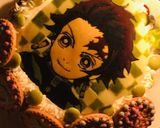 鬼滅の刃 炭治郎ケーキ作り方1写真