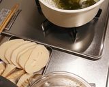竹の子と鶏団子煮作り方1写真