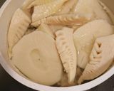 竹の子と鶏団子煮作り方3写真