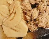 竹の子と鶏団子煮作り方6写真