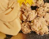 竹の子と鶏団子煮作り方7写真