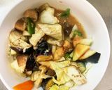 茄子椎茸簡単チリオイ麻婆味八宝回鍋肉風作り方12写真