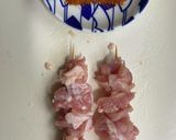 火烤鶏　スパイシー中華風焼き鳥作り方1写真