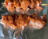 火烤鶏　スパイシー中華風焼き鳥作り方2写真