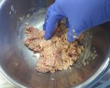 シャキシャキ！セロリinハンバーグ作り方1写真