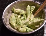 蕾菜の天ぷら☆塩で作り方4写真