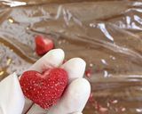 バレンタインにハートが可愛い苺チョコ作り方2写真
