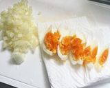 ポーク照り焼き餃子の皮でパリパリピッツァ作り方2写真