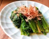 簡単！ちぢみほうれん草のおひたし作り方6写真