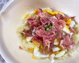 生ハムと枝豆のポテサラ♪作り方3写真