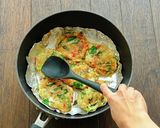 豆腐とカニカマとにらのもちもち焼き作り方6写真
