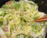 ベーコンキャベツのしんなりコンソメ蒸し煮作り方4写真